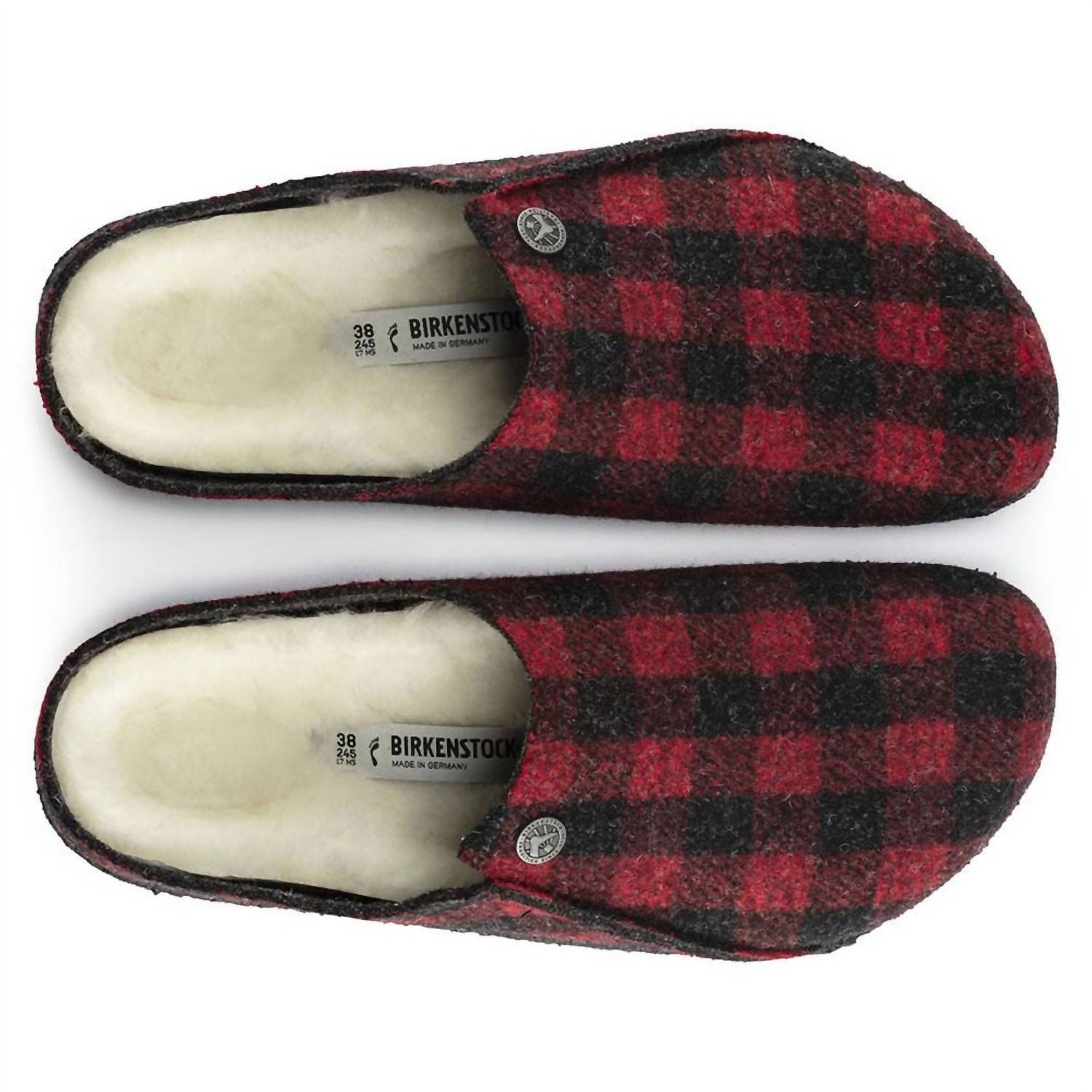 Women's Zermatt Slipper In Plaid Red