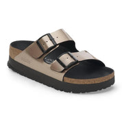 Women's Arizona Flex Platform Sandals In Brown Brown/electric Metallic Taupe