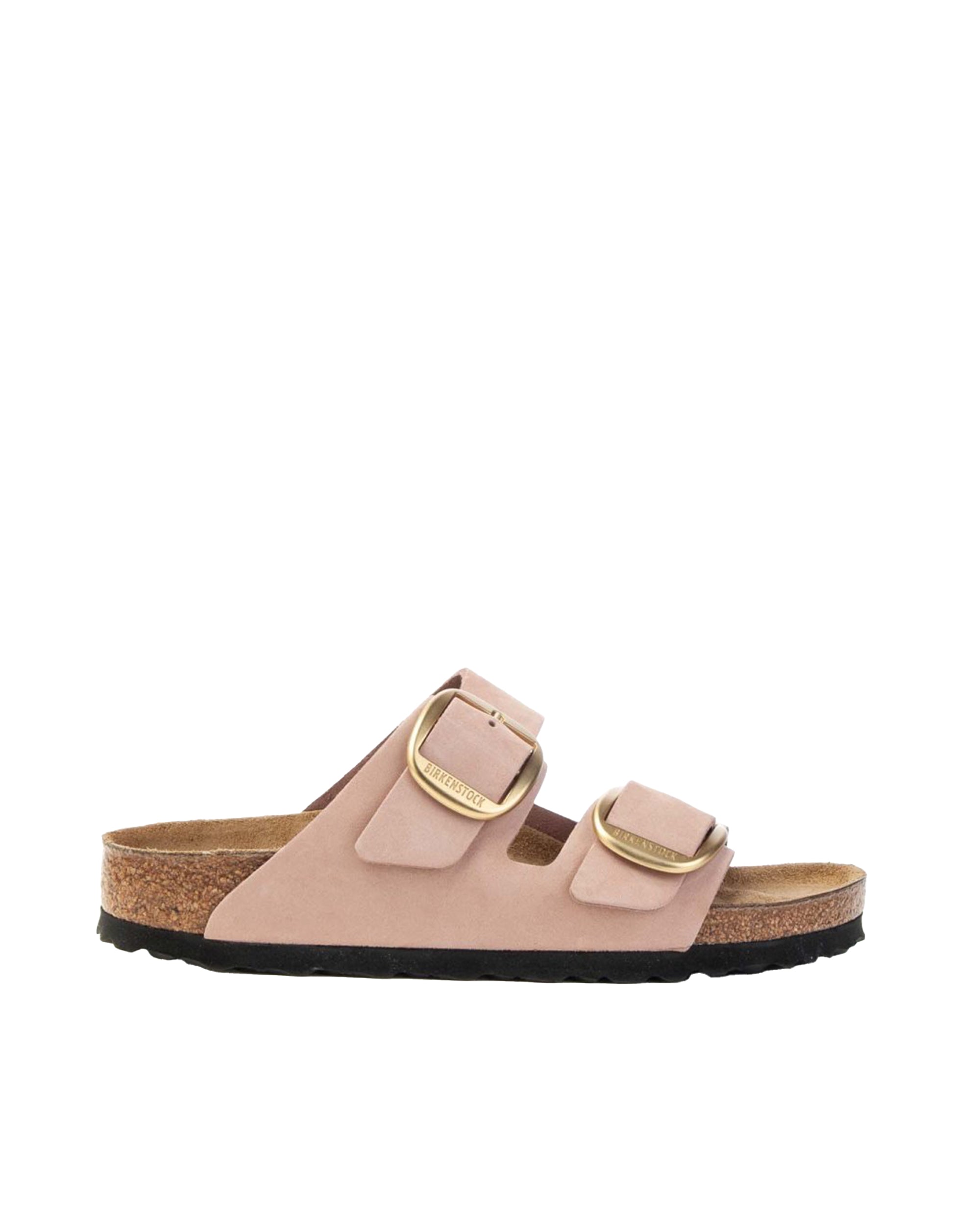 Soft Pink Arizona Big Buckle High Shine Sandal