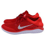 Nike Free RN Flyknit Sneakers in Red Bright Crimson Polyester