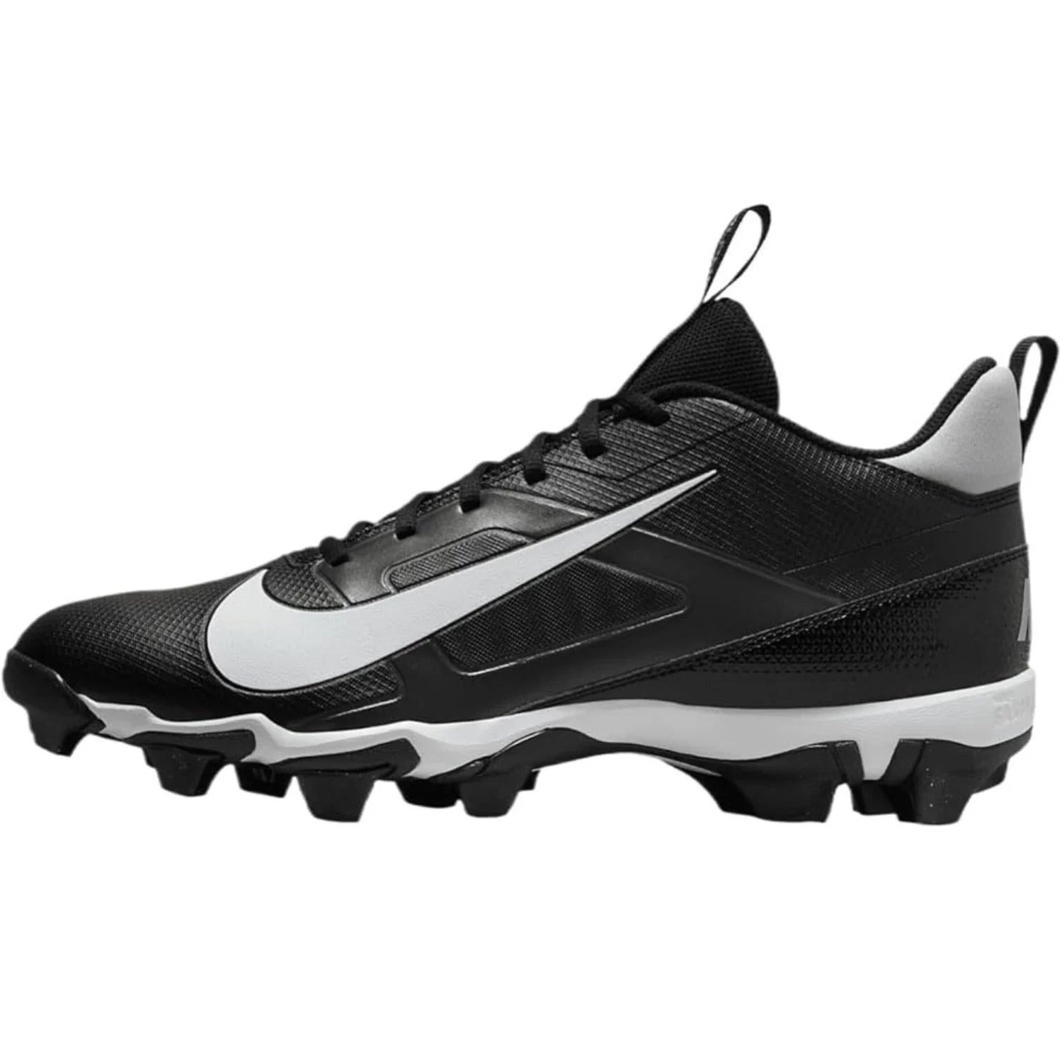 Nike Alpha Menace 4 Shark FN0028-001 Men Black White Football Cleats RHS7774