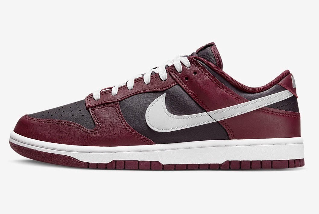Men's Nike Dunk Low DJ6188-600 Sneakers Dark Beetroot Leather Lifestyle Shoes