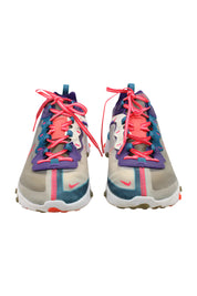 Nike React Element 87 Sneakers in Red Orbit Synthetic
