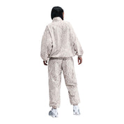 Womens Nike Sportswear Woven Printed Jacket_College Grey/Sail