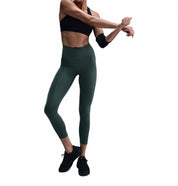 Therma-Fit One High-Waisted 7/8 Leggings In Vintage Green/white