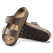 Unisex Birkenstock Arizona 00352201 Sandal EU 42 Brown Leather Slip-On ZPO2006