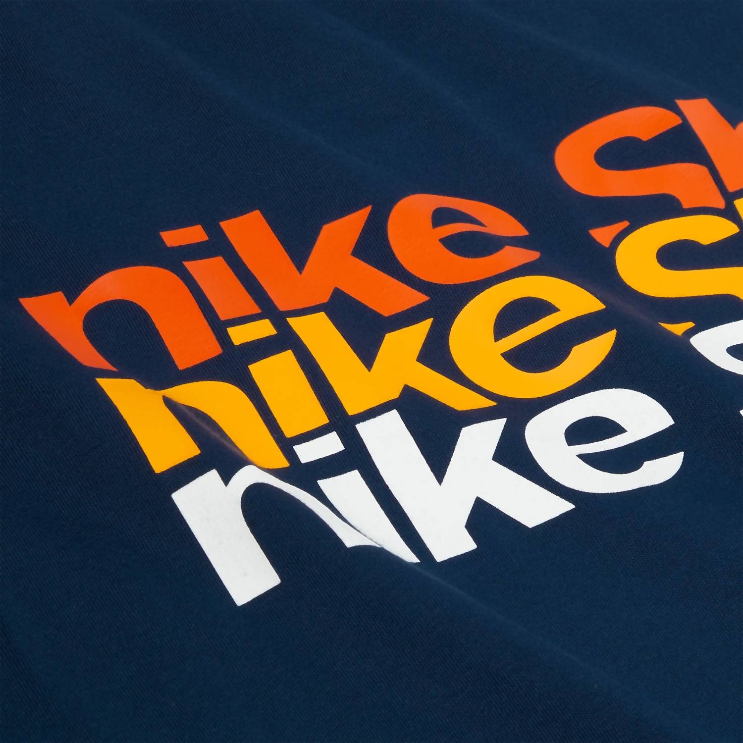 Men's Sb Skate Stacked Logo T-Shirt In Midnight Navy