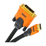 1.5m Ugly HDMI to DVI Digital Video Converter Cable 28 AWG Gold Plated OFC