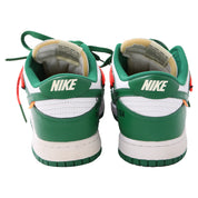 Nike x Off-White Dunk Low Sneakers in Pine Green Leather