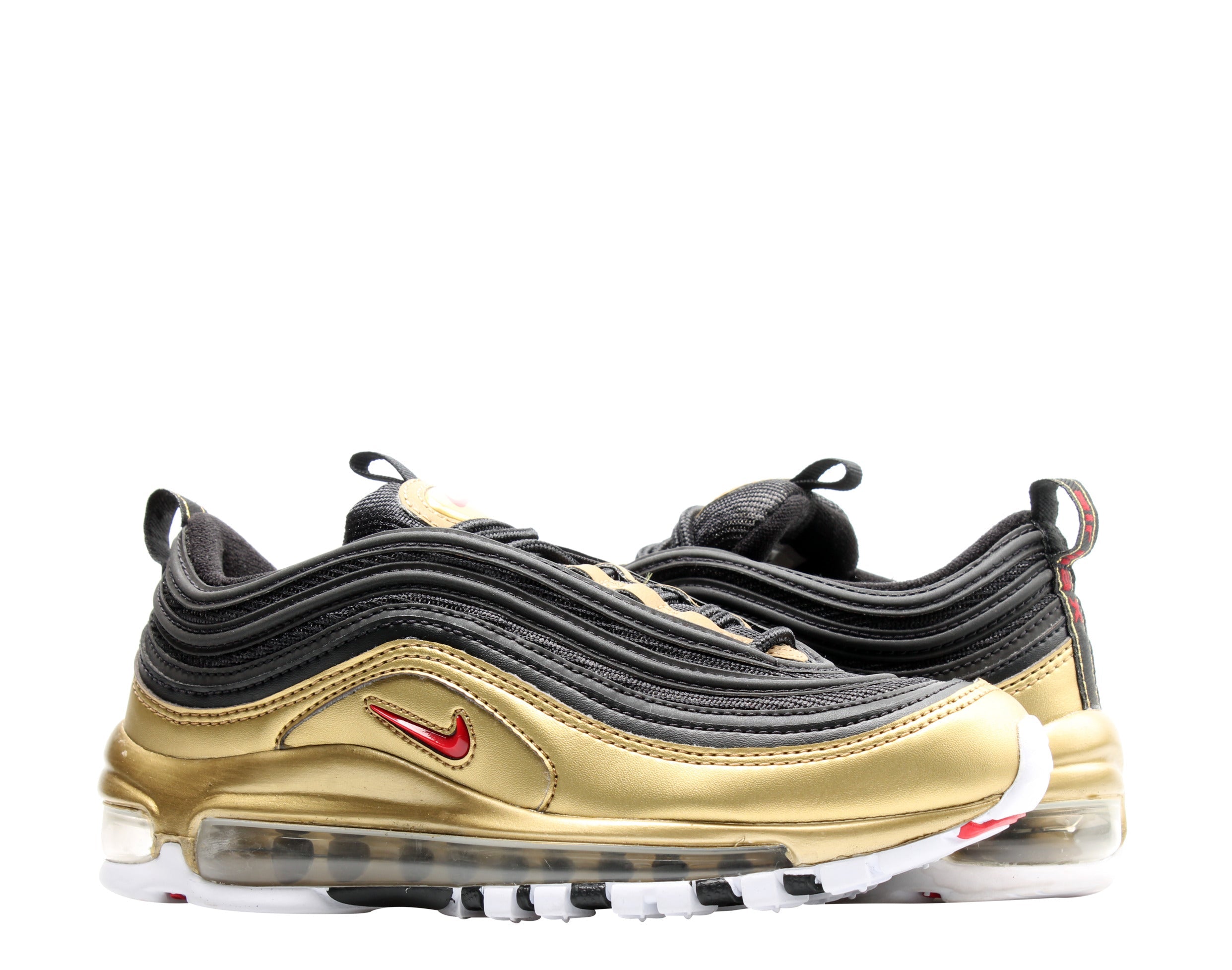 Nike Air Max 97 QS Black/Varsity Red/Gold Running Shoes AT5458-002