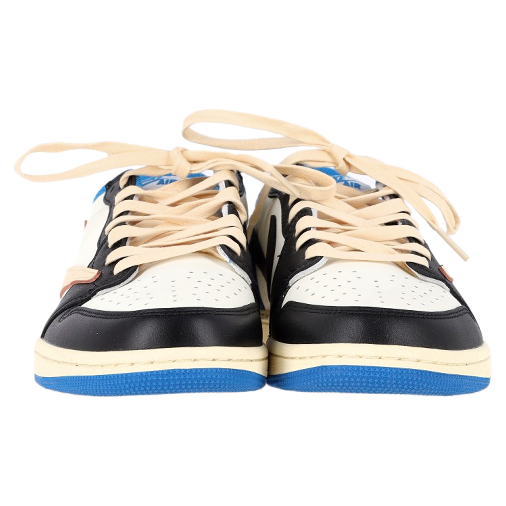 Nike x Travis Scott x Fragment Air Jordan 1 Low OG SP Sneakers in Multicolor Leather