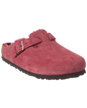 Birkenstock Boston VL Suede & Shearling Clog