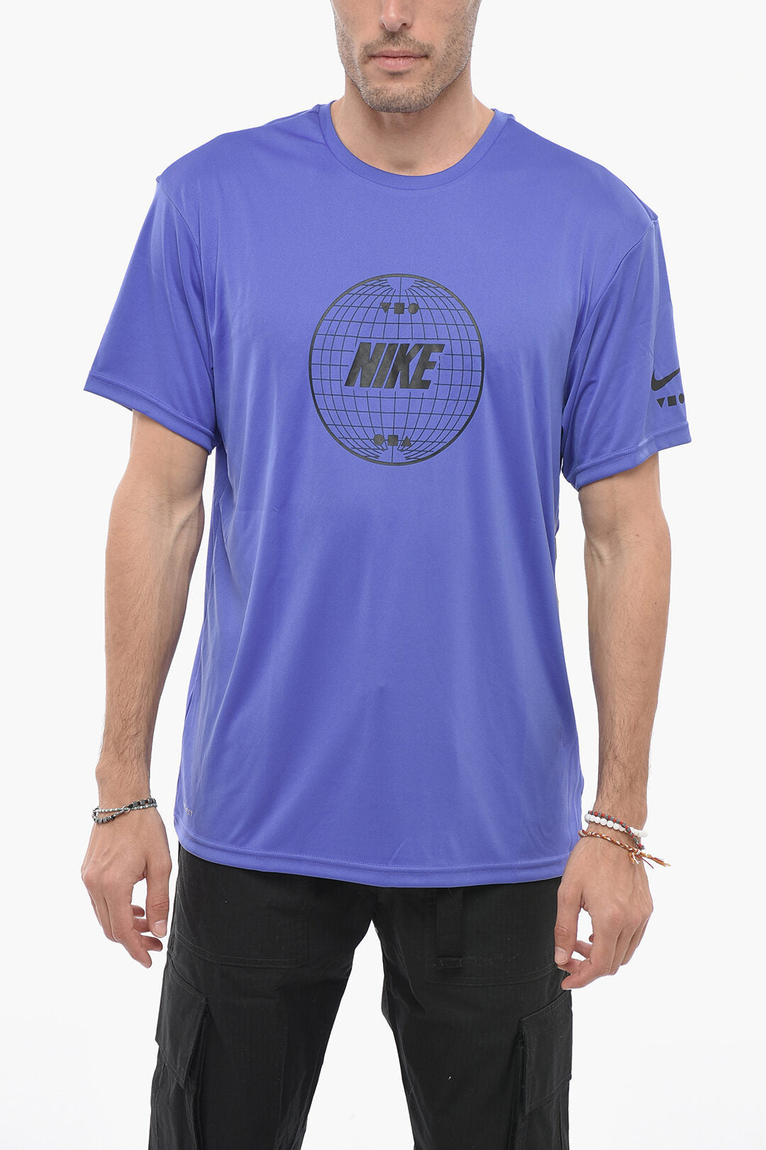 SWIM Crewneck Dri-Fit T-Shirt with Printed Logo