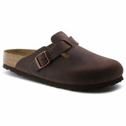 Women's Boston Oiled Leather Clogs In Habana