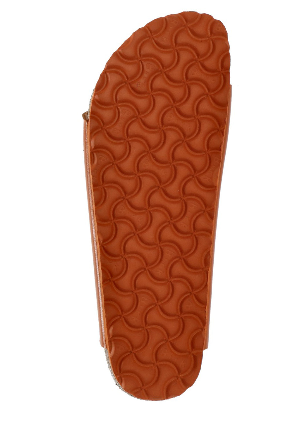 Orange Arizona Buckle Leather Sandals
