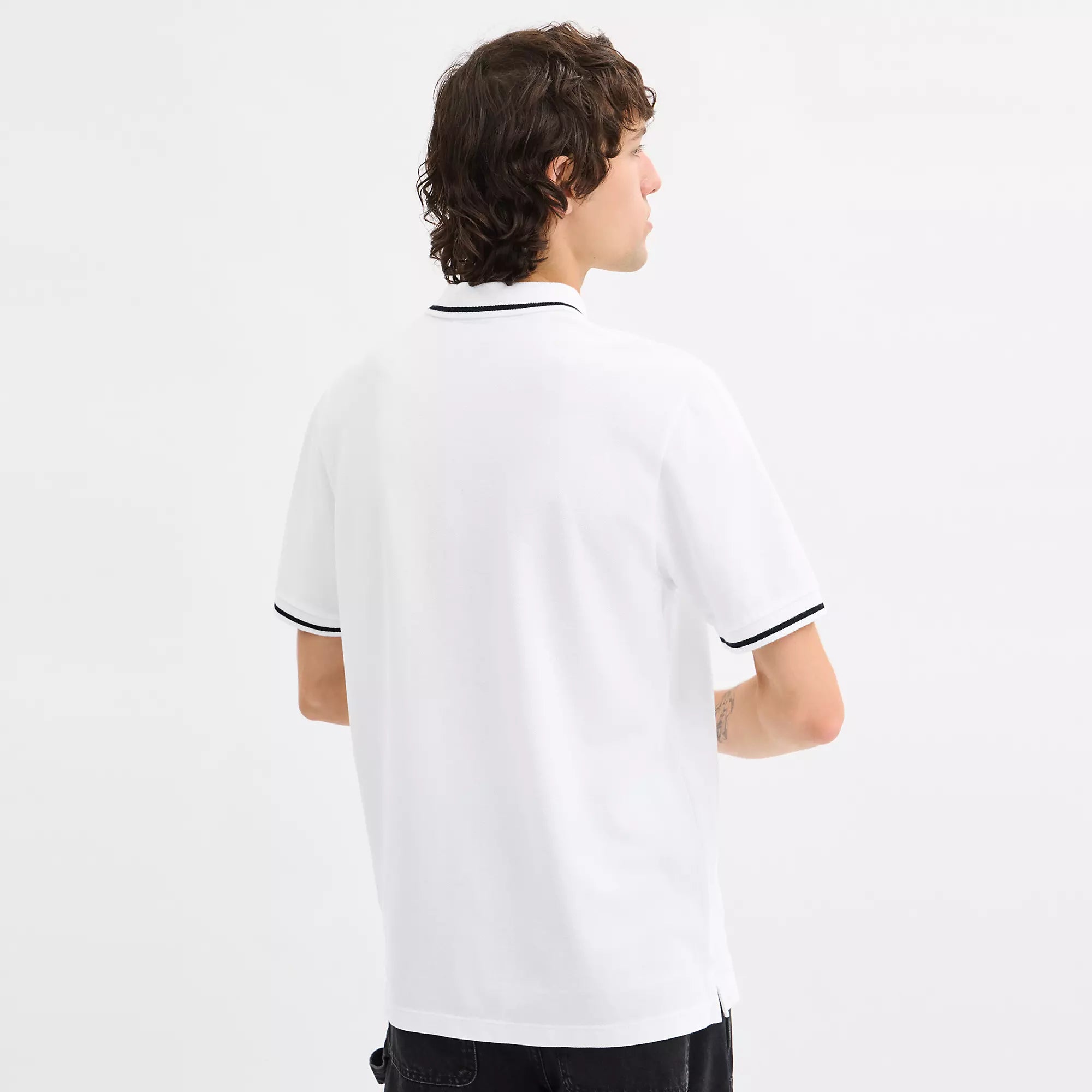Coach Outlet Signature Trim Polo In Organic Cotton