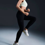 Swift High Waisted 7/8 Running Leggings With Pockets In Black