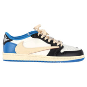 Nike x Travis Scott x Fragment Air Jordan 1 Low OG SP Sneakers in Multicolor Leather