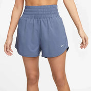 Women's Nike One Shorts Diffused Blue Brief-Lined Ultra High-Waisted SRT619
