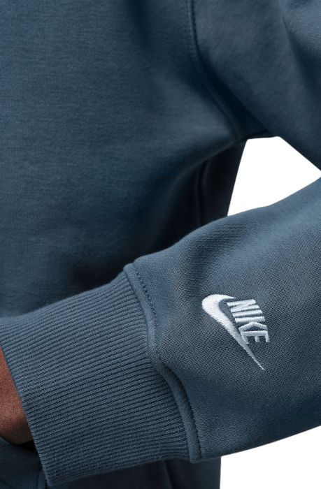 Men's Jordan Brooklyn Fleece Men's Pullover Hoodie - Squadron Blue/Aura