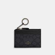 Coach Outlet Mini Skinny Id Case In Signature Canvas
