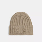 Coach Outlet Coach Script Knit Beanie