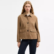 Coach Outlet Suede Coat
