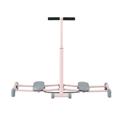 Everfit Foldable Ski Exercise Machine Leg Thigh Trainer Home Fitness Cardio Pink 105cmx95cm