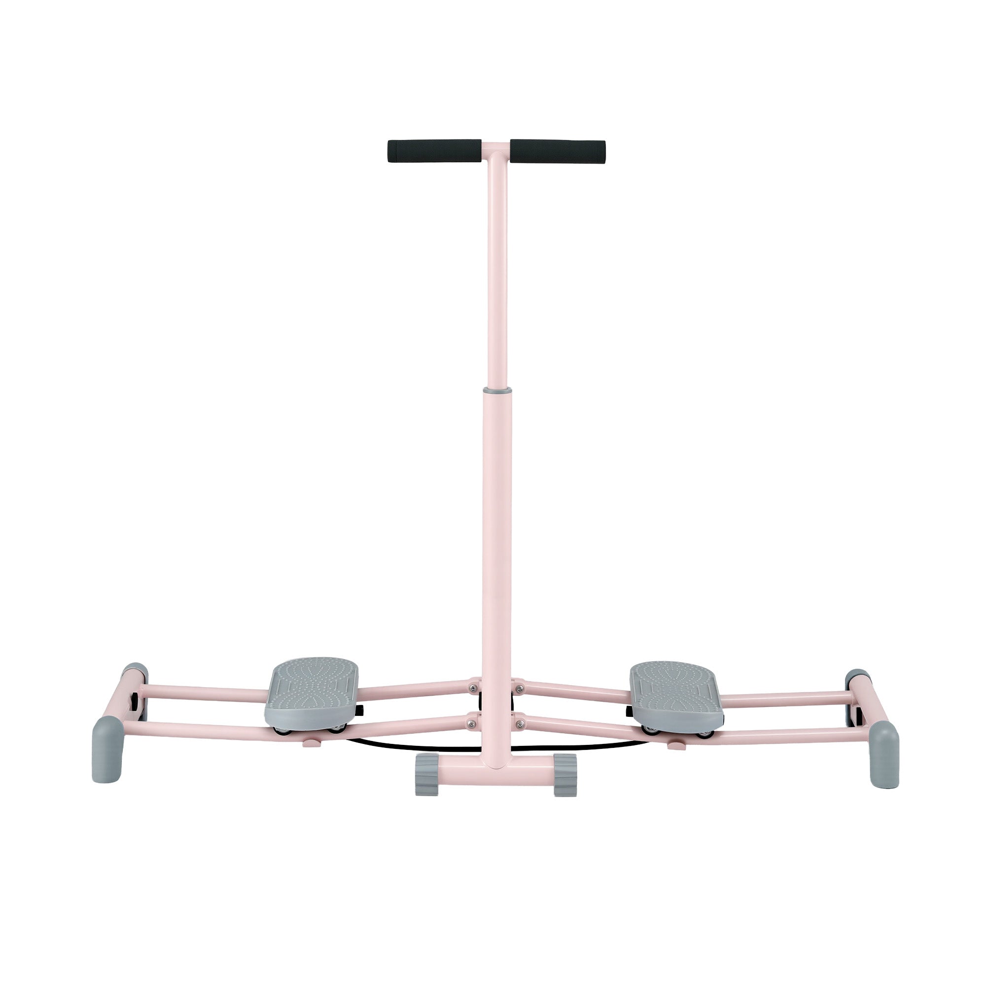 Everfit Foldable Ski Exercise Machine Leg Thigh Trainer Home Fitness Cardio Pink 105cmx95cm