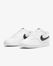 Men's Nike Court Vision Low Next Nature DH2987-101 Sneakers White Black Leather