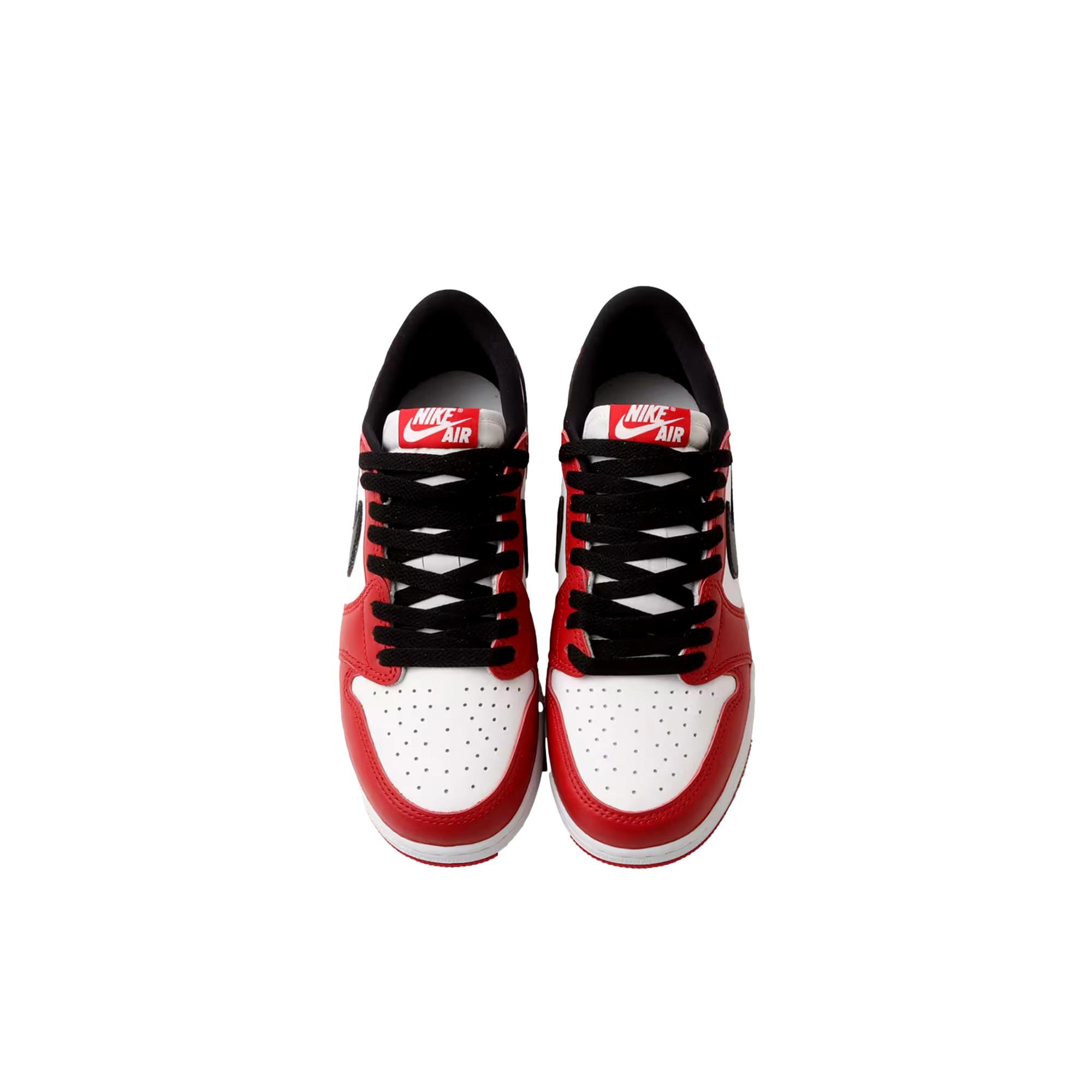 Nike Jordan 1 Retro Low OG Varisty Red / Black - Summit White  HQ6999-600 Grade-School