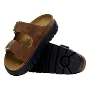 Women's Birkenstock Arizona Pap Chunky Dark Tea / Black 1028389