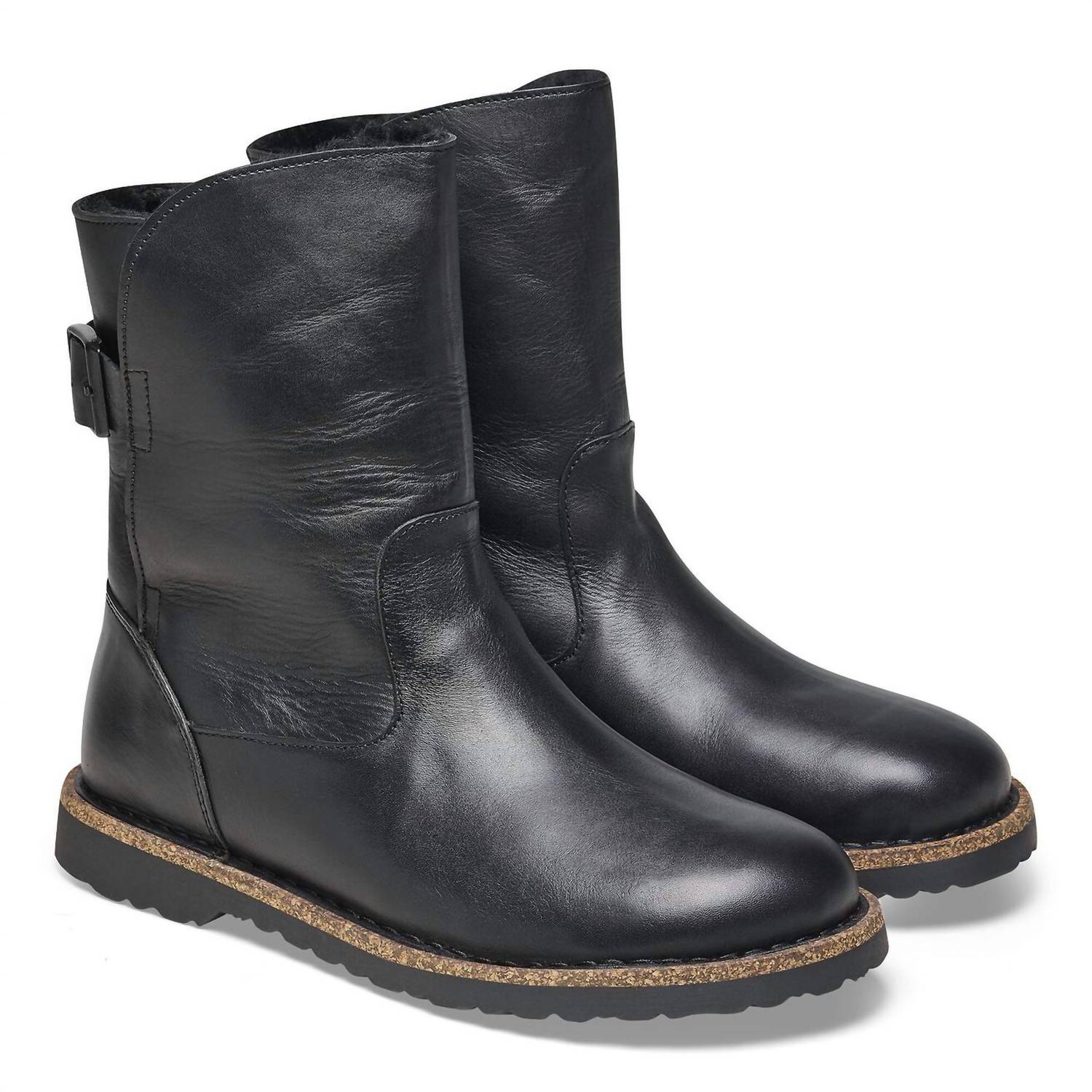 Women's Uppsala Shearling Pull On Boots In Black