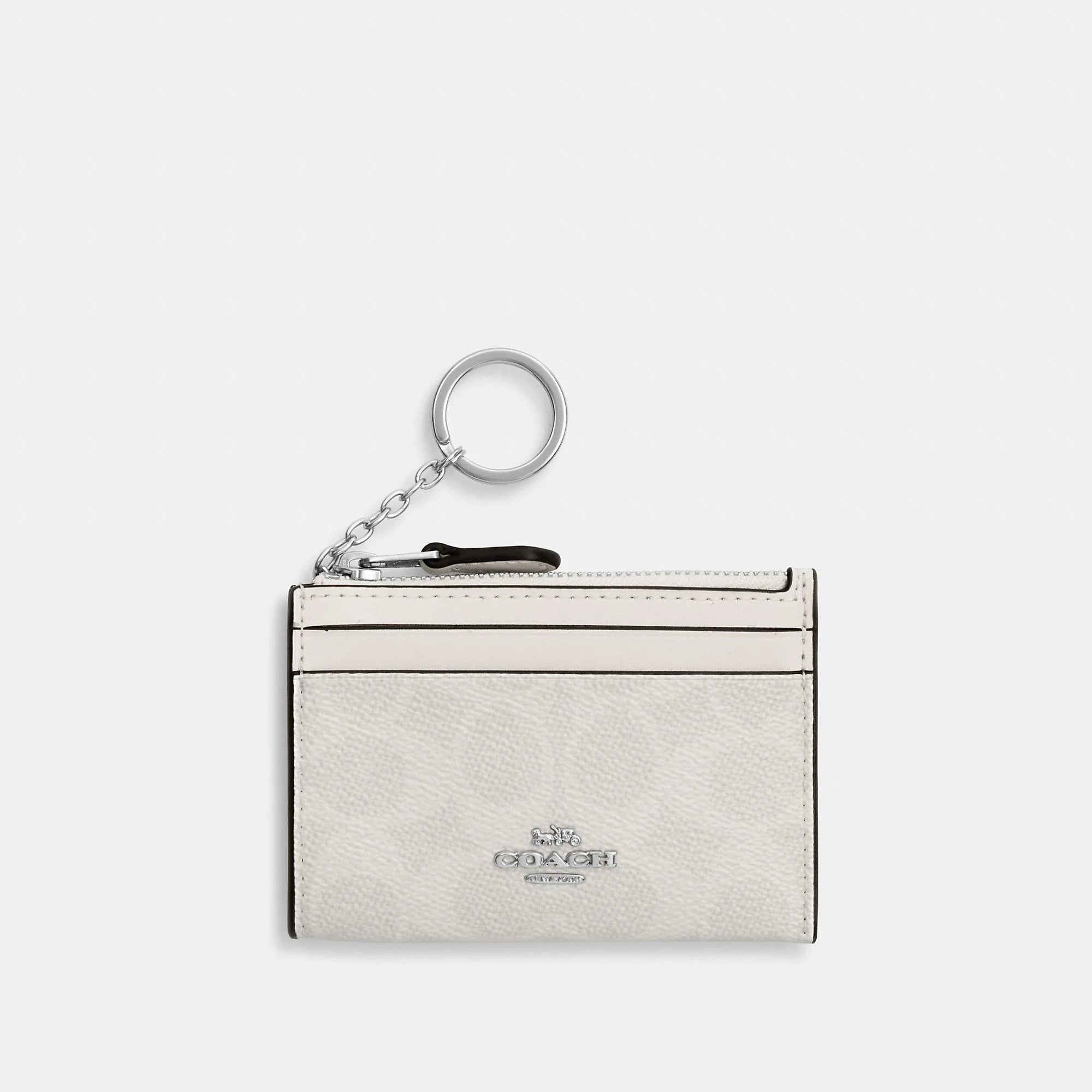 Coach Outlet Mini Skinny Id Case In Signature Canvas