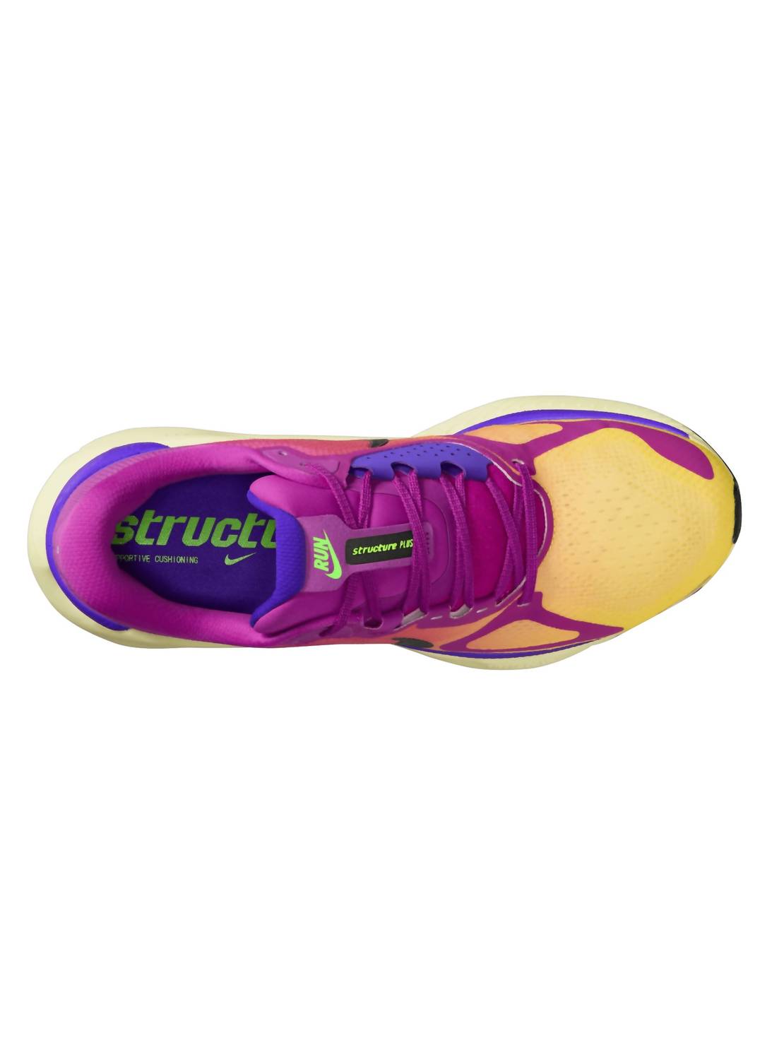 Men's Structure Plus Shoes In Violet Citron Pulse