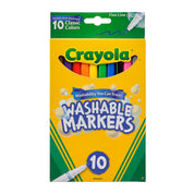 10pc Crayola Kids/Childrens Creative Washable Fineline Markers 36m+