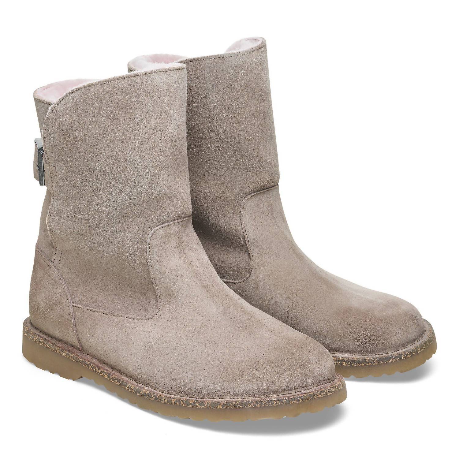 Women's Uppsala Shearling Ankle Boots In Gray Taupe