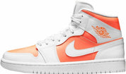 Women's Air Jordan 1 Mid Se Shoes In Bright Citrus
