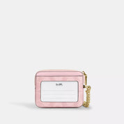 Coach Outlet Zip Card Case In Signature Canvas