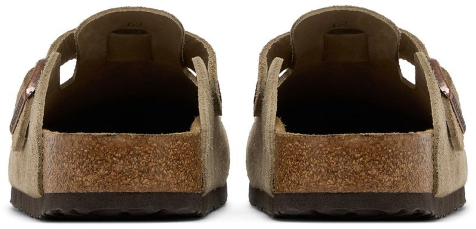 Birkenstock Boston Soft Footbed Suede Taupe