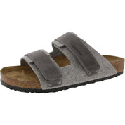 Uji Mens Adjustable Leather Slide Sandals