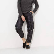 Unisex Buckley Suede Leather Clogs In Black