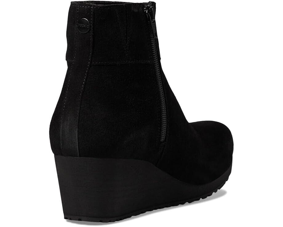 Women's Birkenstock Papillio Bootie US 5-5.5 Black Leather Wedge Heel ZPO2479