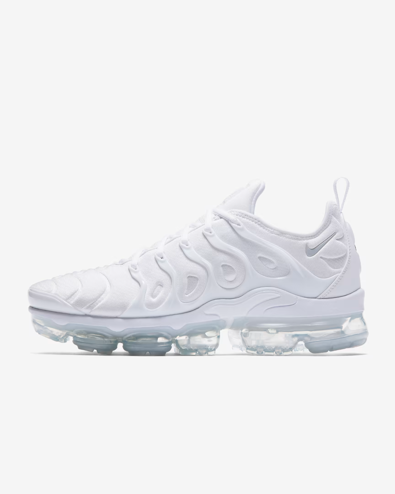 Men's Nike Air VaporMax Plus 924453-100 Sneakers White Pure Platinum Running Shoes