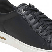 Unisex Bend Low Leather Sneakers In Black