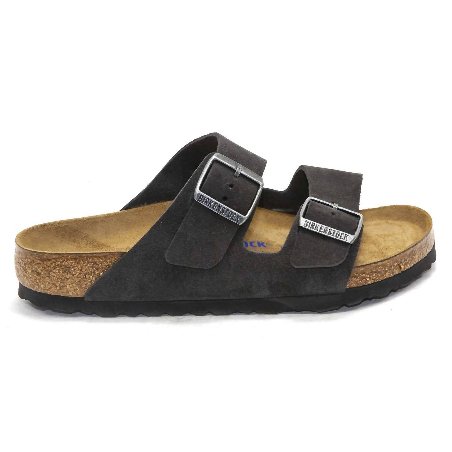Men's Arizona Soft Footbed Sandals In Velvet Gray