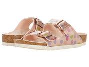 Youth Birkenstock Arizona Sandal Pink Dots Birko-Flor Slide ZOGG11