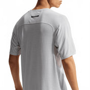 Acg Solar Chase Trail Running Top In Grey Fog