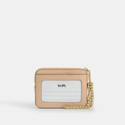 Coach Outlet Zip Card Case In Signature Leather