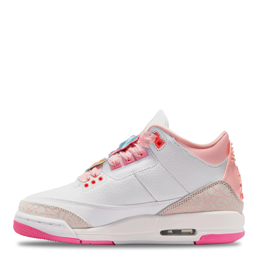 Air Jordan 3 Retro - Spring Flowers - Big Kids' Sneakers